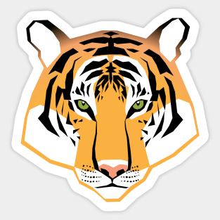 Tiger in the jungle Sticker